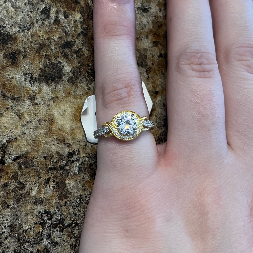 Charmed Aroma | Gold and Silver Size 5 Ring